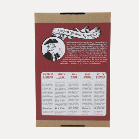 Rum Kiste – Bremer Rum Geschenkbox – 5 x 50 ml