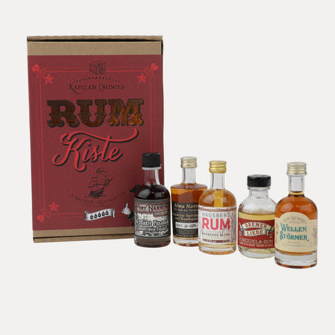 Rum Kiste – Bremer Rum Geschenkbox – 5 x 50 ml