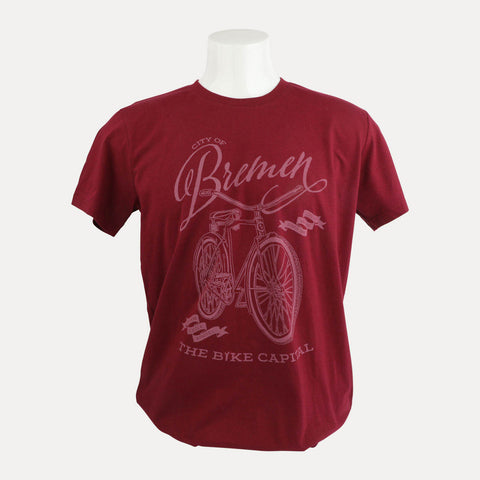T-Shirt – Fahrrad-Motiv Bremen – The Bike Capital