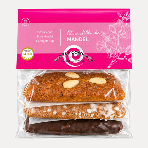 Mandel Elise – verschiedene Sorten – 3 Stück – 210 g