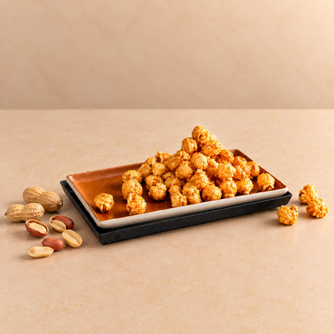 Erdnuss-Karamell – Popcorn – 100 g - Made in Bremen - Manke & Coldewey - Popcorn
