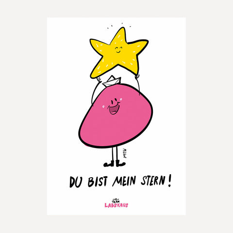 Du bist mein Stern – Postkarte – Mario Ellert