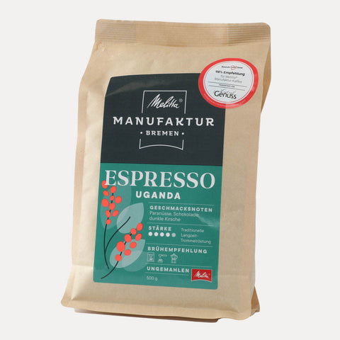 Espresso – Uganda – Melitta – ganze Bohne 500 g