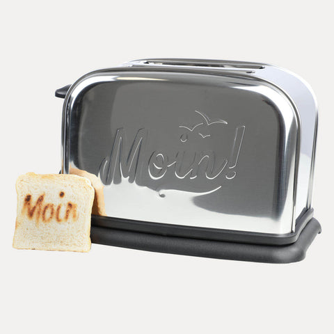 Moin! Toaster – Metall-Toaster mit Motivbräunung