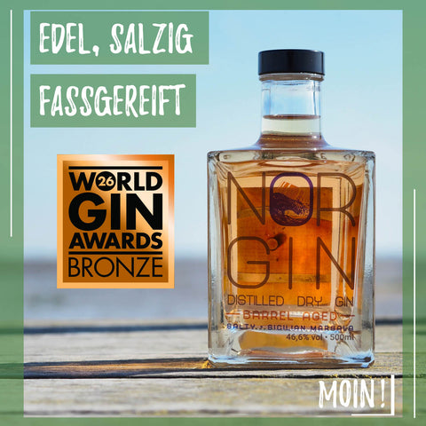 NORGIN Salty Barrel Aged – Gin mit Marsala-Noten – 500 ml