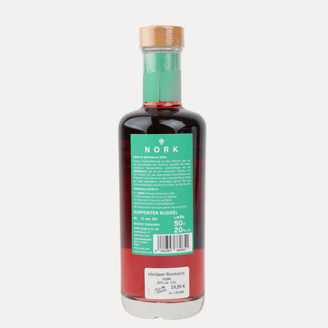 Himbeer-Rosmarin Likör – Breminale Edition – NORK – 500 ml