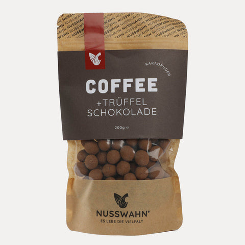 Coffee + Trüffel Schokolade – Nusswahn – 200 g