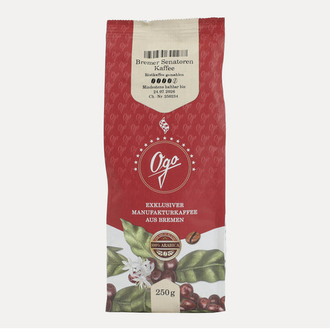 Bremer Senatoren Kaffee – Ogo – gemahlen – 250 g