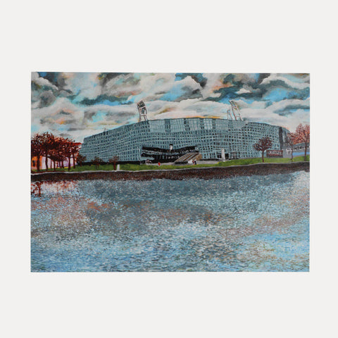 Das neue Weserstadion – Papucho – Postkarte