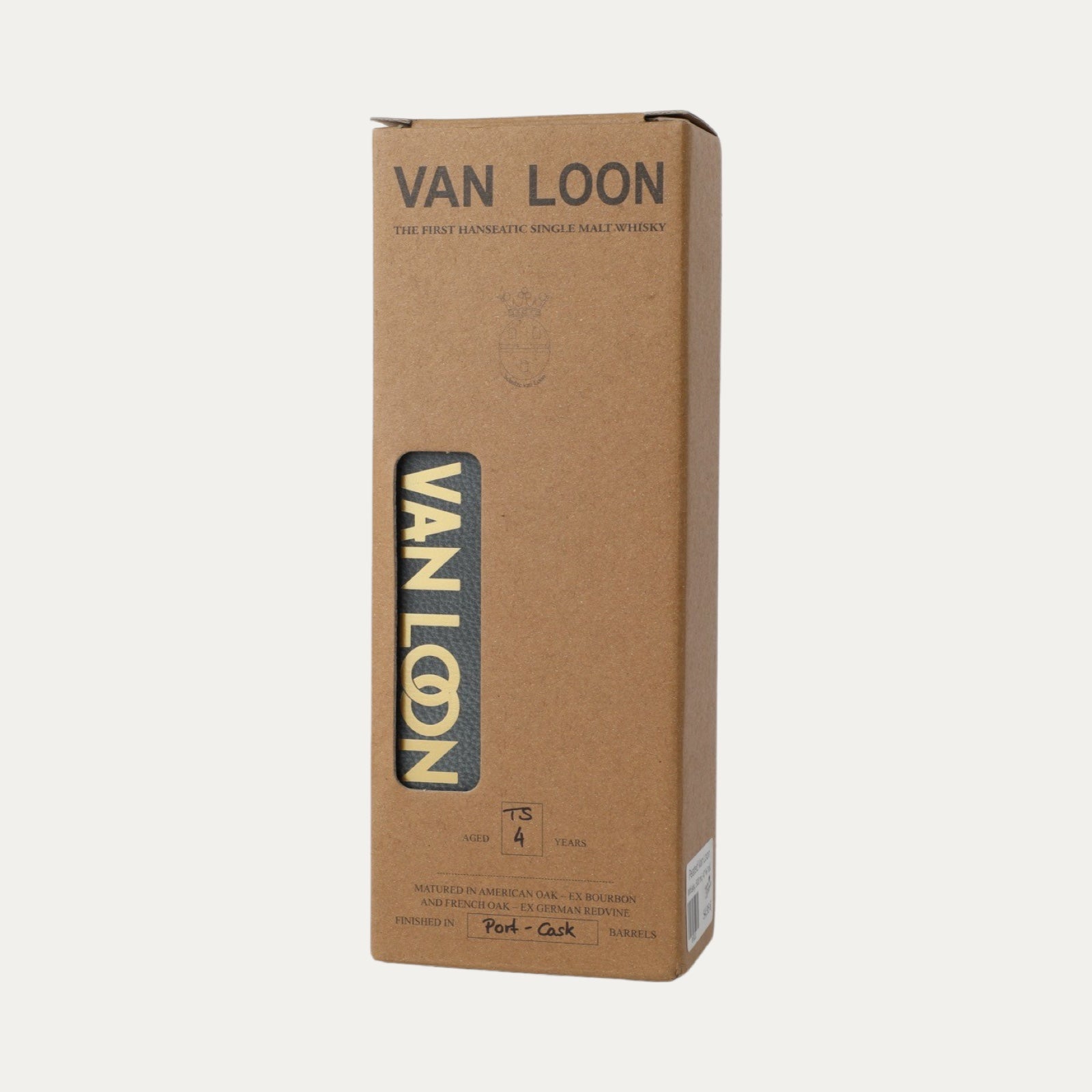 Peated Van Loon Whisky, 4-jährig, 47% Vol.