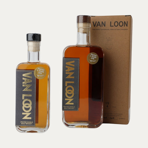 Peated Van Loon Whisky, 4-jährig, 47% Vol.