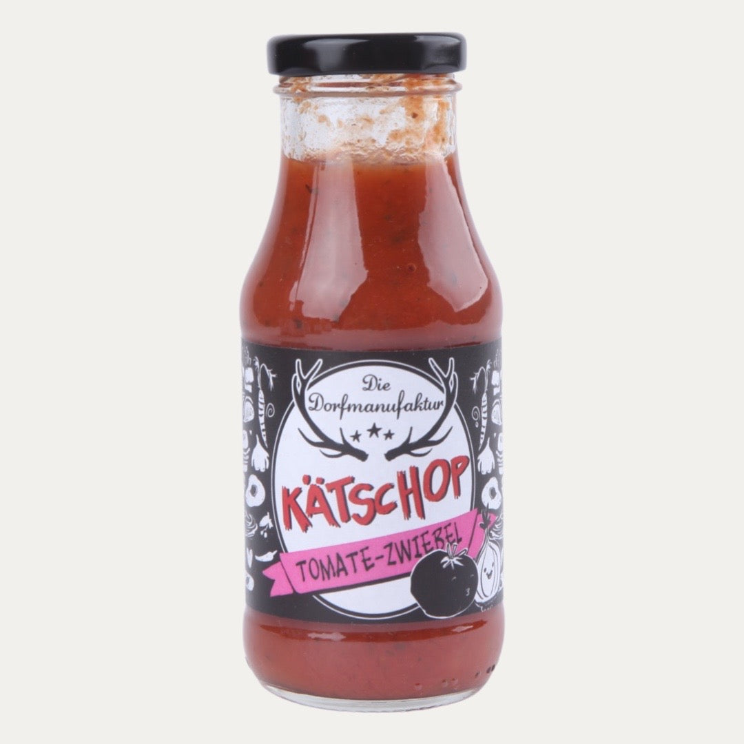 Tomate-Zwiebel Kätschop 250ml - Made in Bremen - Die Dorfmanufaktur - 
