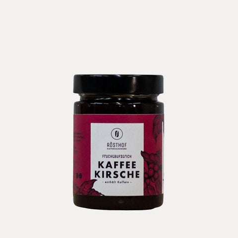 Kaffeekirsche Fruchtaufstrich mit Koffein – Rösthof – 300 g