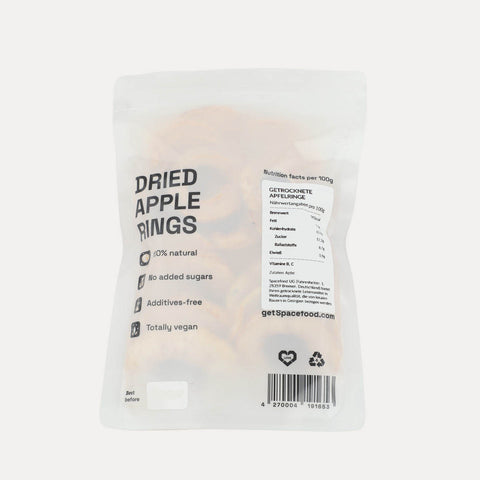 Getrocknete Apfelringe – Spacefood – 120 g