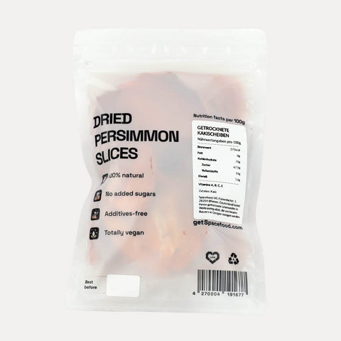 Getrocknete Kaki – Spacefood – 120 g