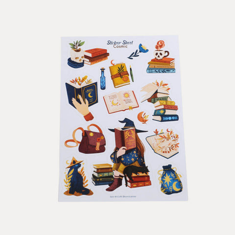 Stickerbogen – verschiedene Motive – Splitmoon Art