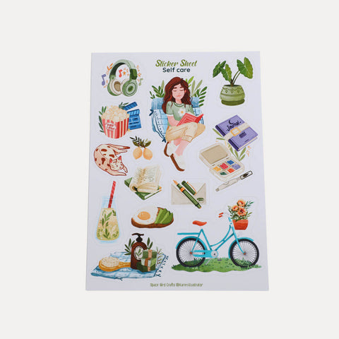 Stickerbogen – verschiedene Motive – Splitmoon Art