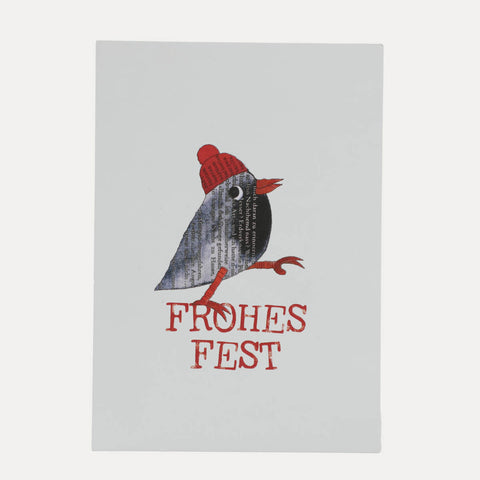 Frohes Fest Vogel – Tikiono – Postkarte