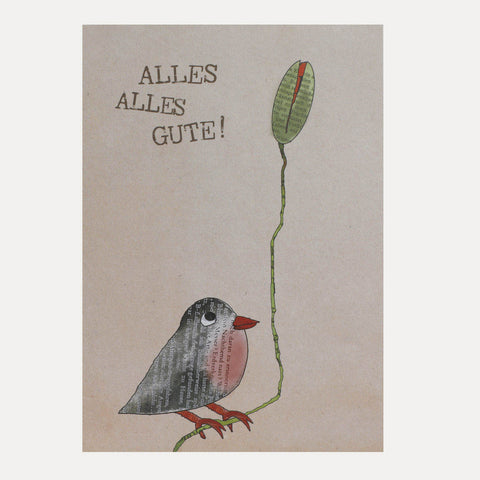 Alles alles Gute – Tikiono – Postkarte