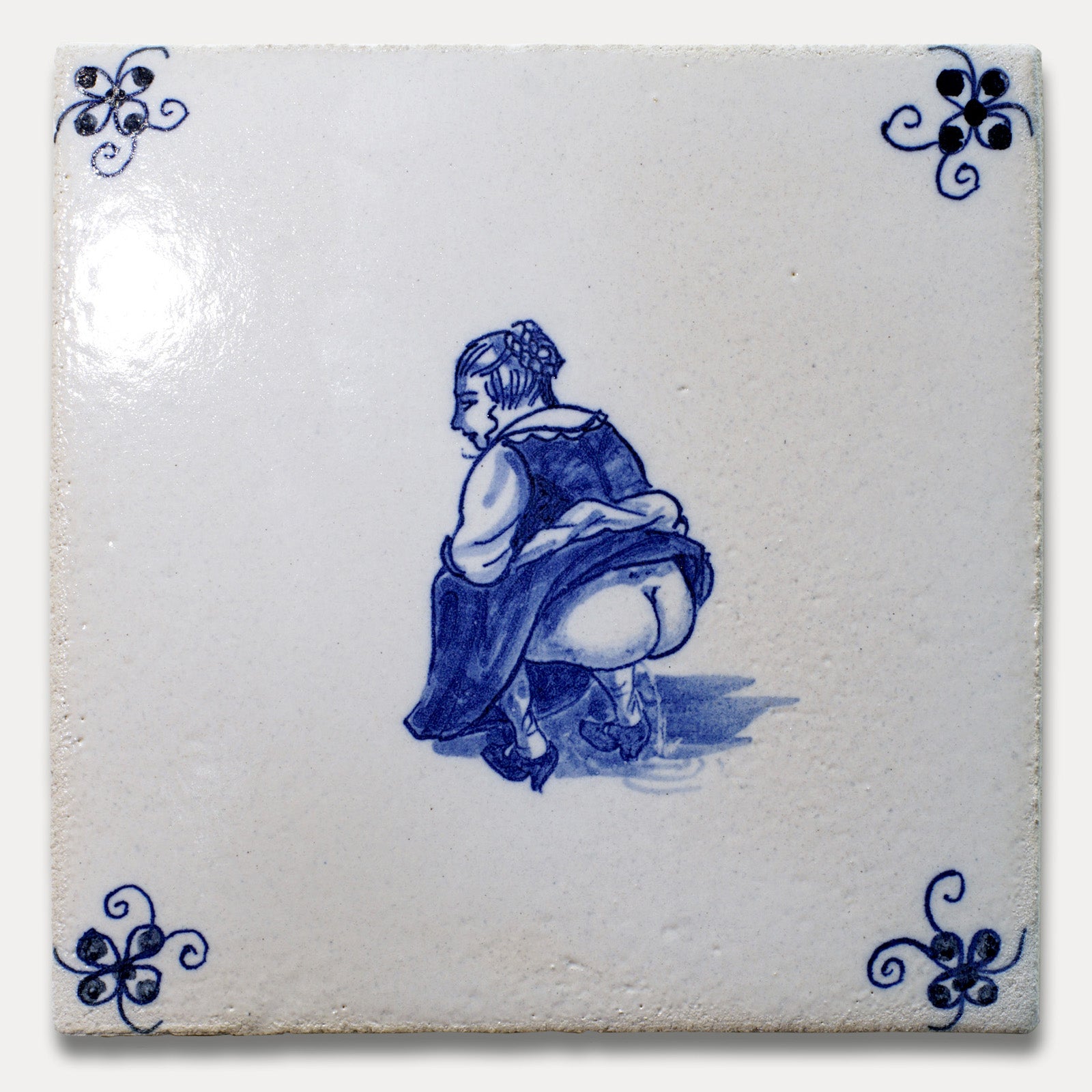 Kakster-Fliese- Kunst auf handgemachter Keramik - Made in Bremen - DE HOOP -