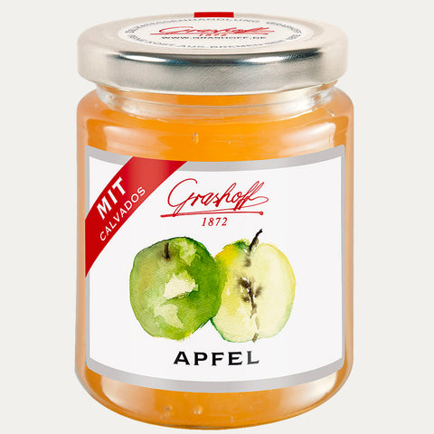 Apfel mit Calvados-Konfitüre – Fruchtaufstrich 250 g
