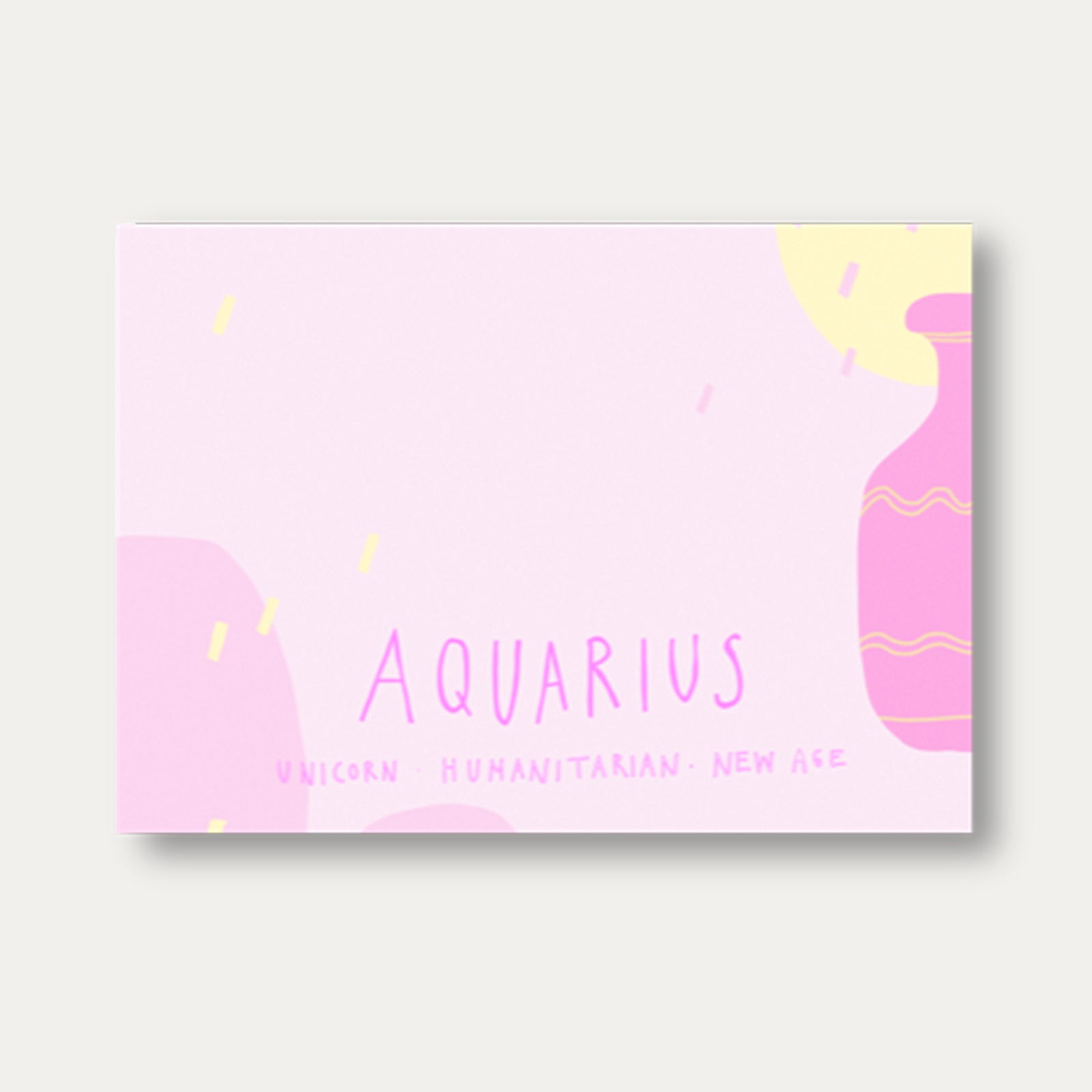 Aquarius – Postkarte