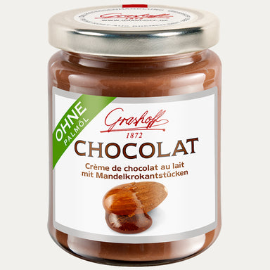 Milch Chocolat mit Mandelkrokant 235g - Made in Bremen - Grashoff -