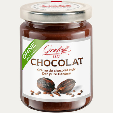 Dunkle Chocolat der pure Genuss Creme 250g - Made in Bremen - Grashoff -