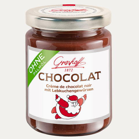 Dunkle Chocolat mit Lebkuchengewürzen – Schokoladencréme 250g