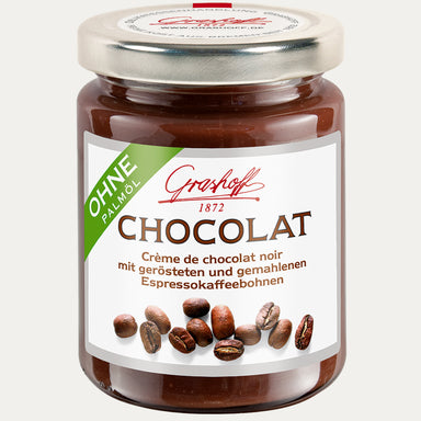 Dunkle Chocolat mit Espressocafebohnen 250g - Made in Bremen - Grashoff -