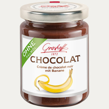Dunkle Chocolat mit Banane Creme 250g - Made in Bremen - Grashoff -