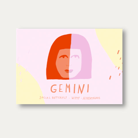 Gemini – Postkarte