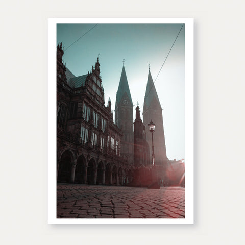 Rathaus mit Roland und Dom (003) – Postkarte