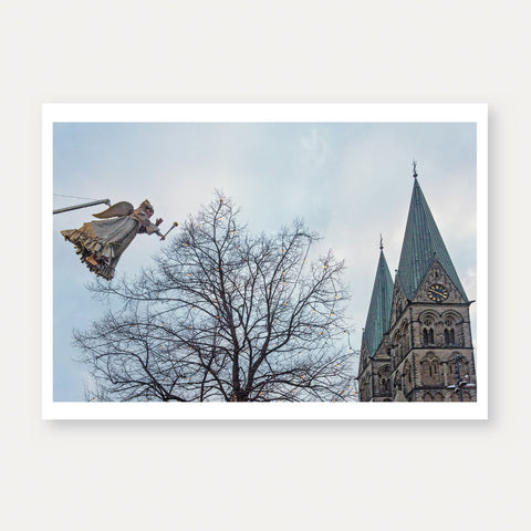 St.-Petri-Dom und Engel - Weihnachtsmarkt (008) – Postkarte
