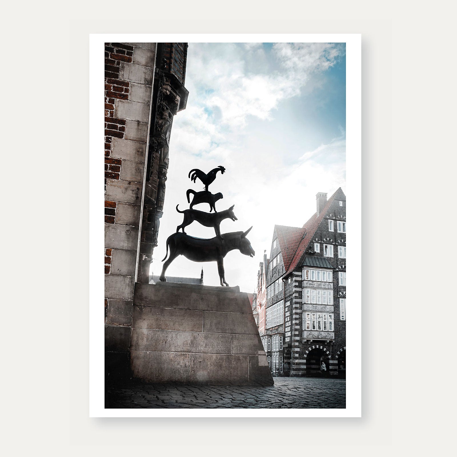 Bremer Stadtmusikanten (023) – Postkarte