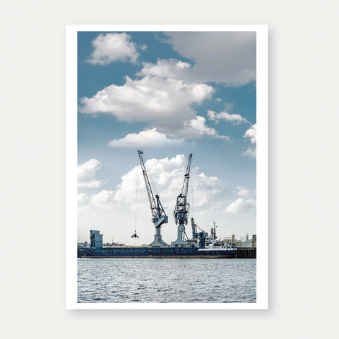 Industriehafen - an der Weser (060) – Postkarte