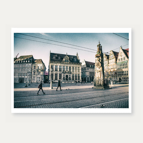 Marktplatz, Schütting + Roland (144) – Postkarte
