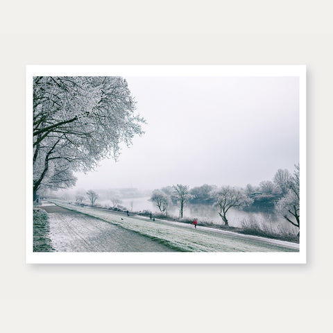Winter am Osterdeich Bremen (284) – Postkarte
