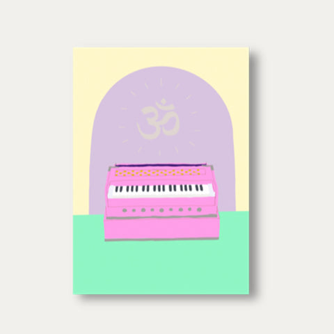 Harmonium – Postkarte