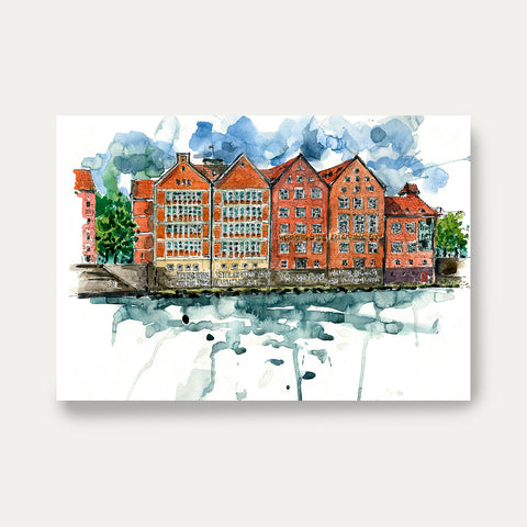 Teerhofinsel - Isa Fischer – Postkarte