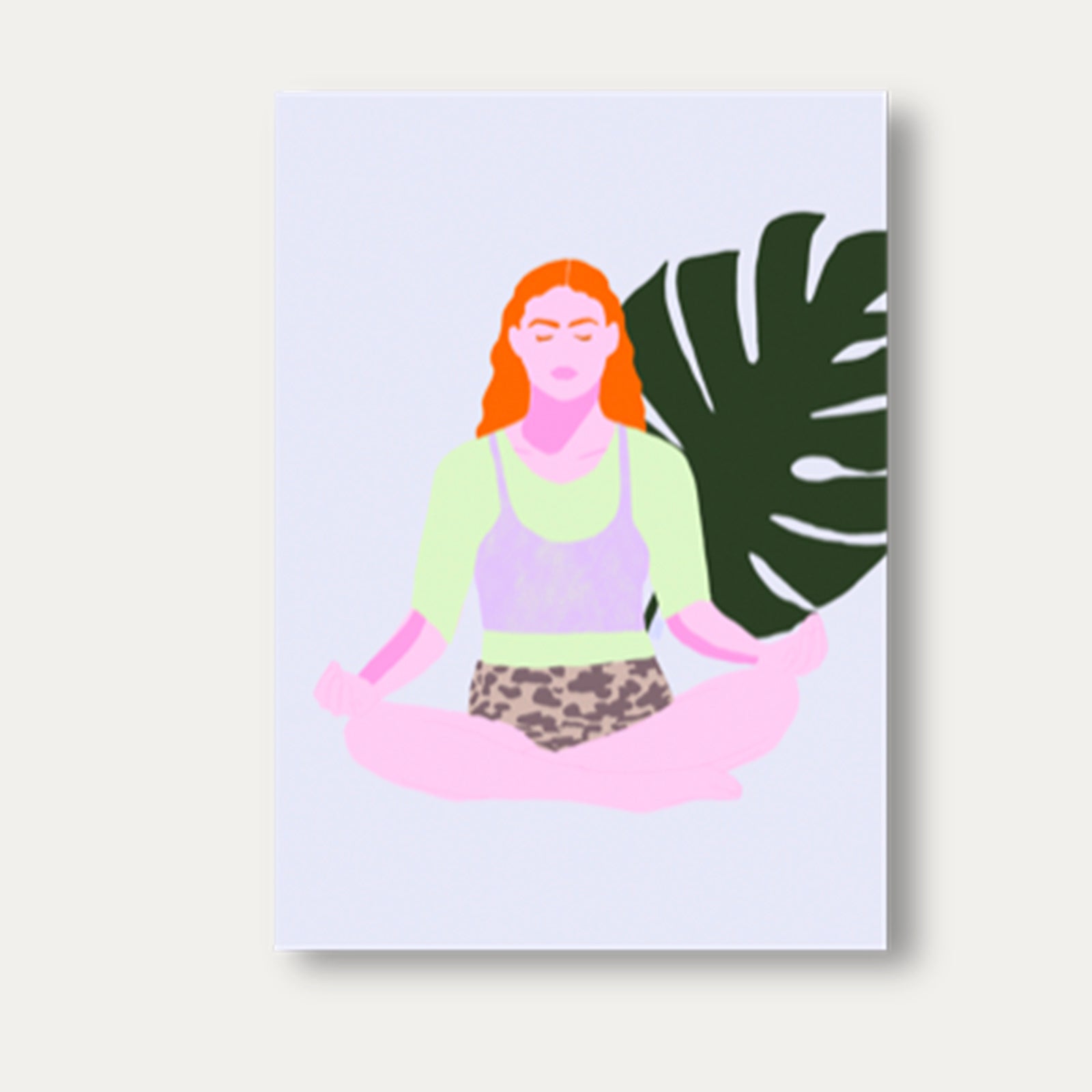 Meditation – Postkarte