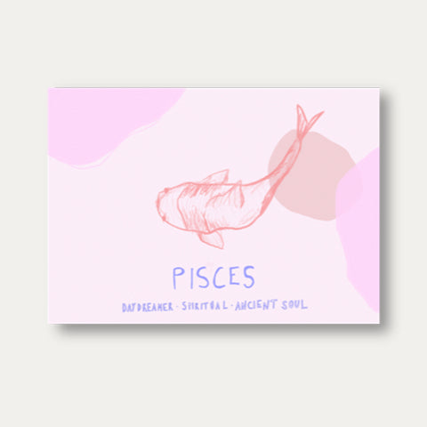 Pisces – Postkarte