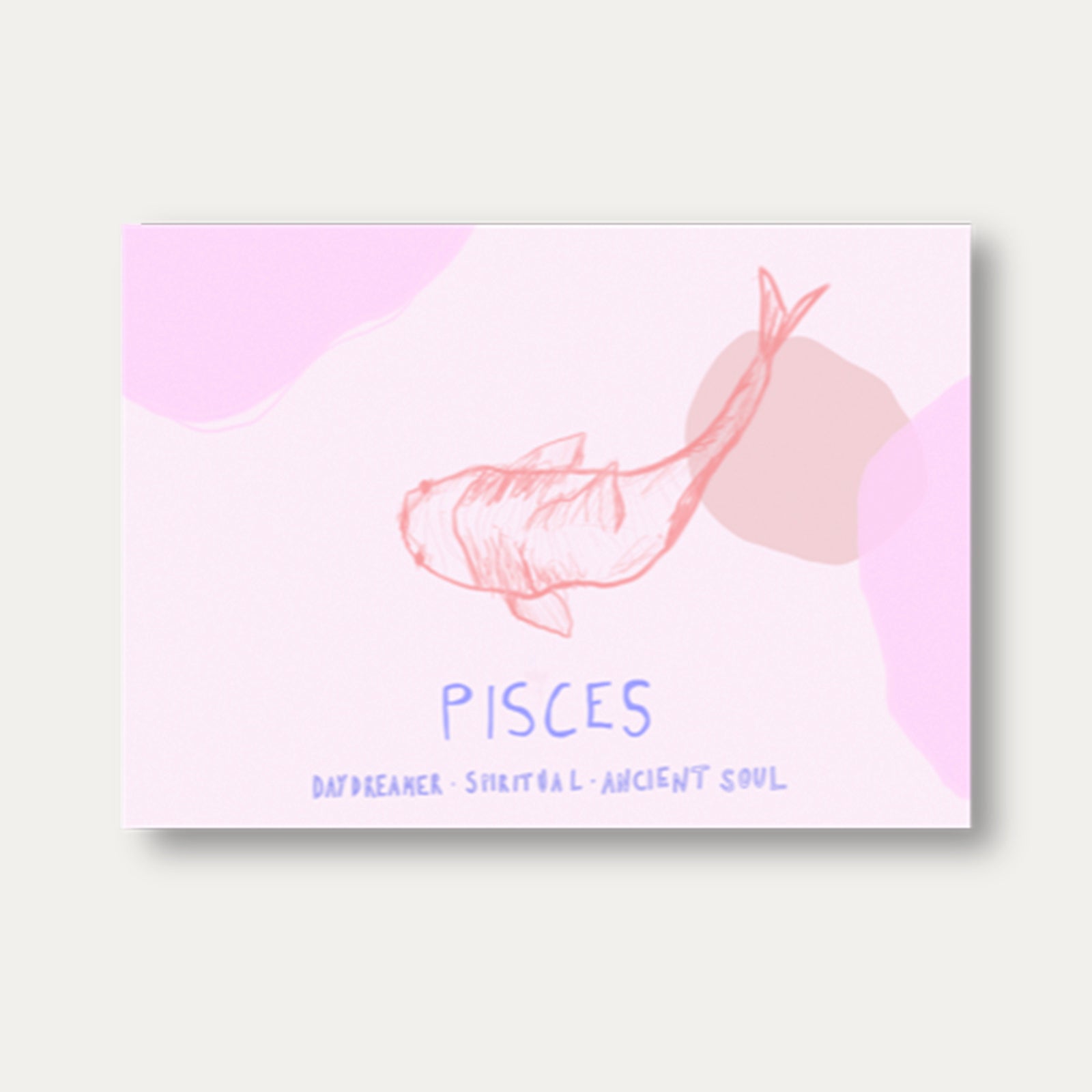 Pisces – Postkarte