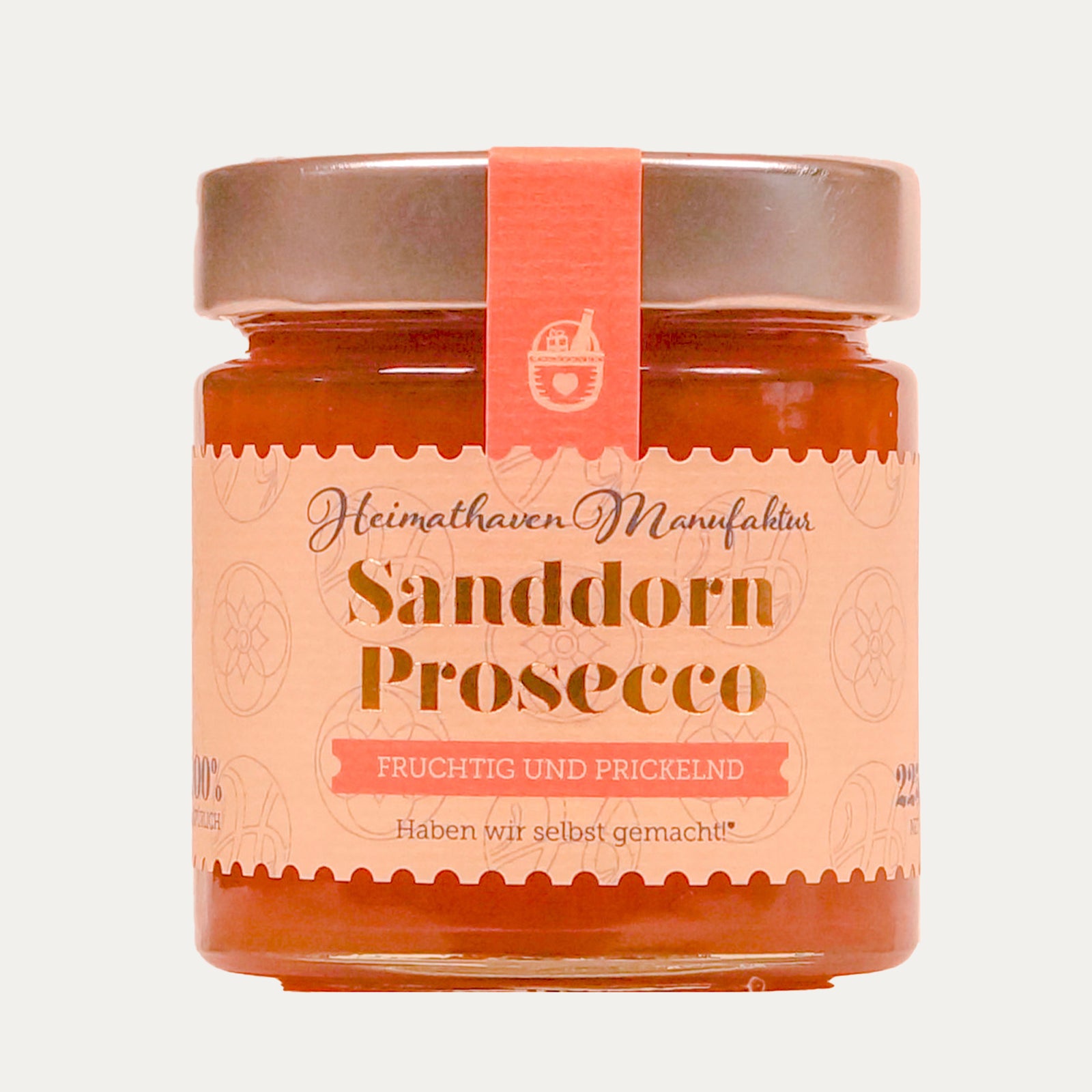 Sanddorn Prosecco Fruchtaufstrich - Vegan