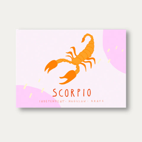 Scorpio – Postkarte