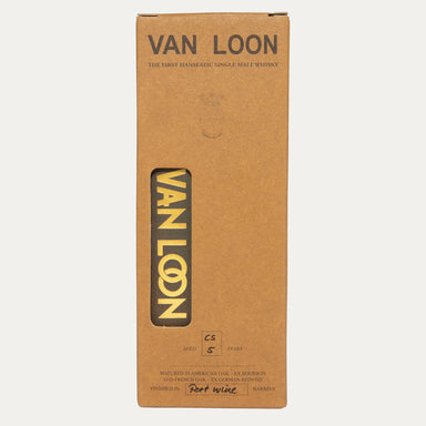 Van Loon Whisky, 6-jährig, 47% Vol. Finish Portwein, 500ml - Made in Bremen - Piekfeine Brände - 