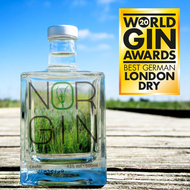 NORGIN Premium London Dry Gin 43% Vol., 0,5 l - Made in Bremen - NORGIN - 