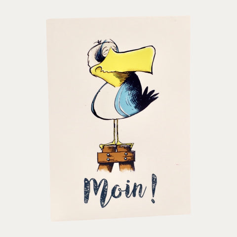 Postkarte – Möwe Moin – Ernsting-Originals