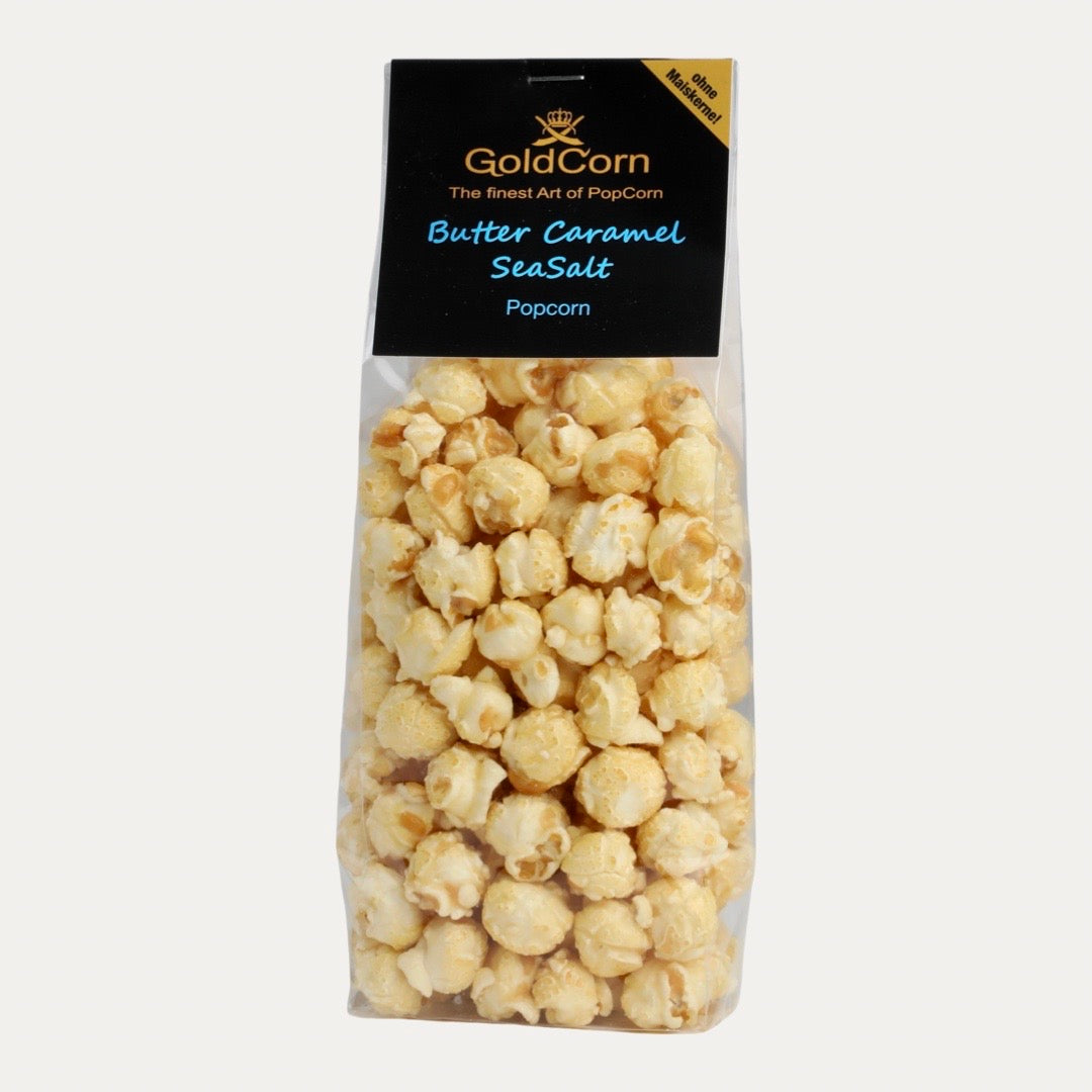 Butter Caramel Seasalt Popcorn 100g - Made in Bremen - Goldcorn - 