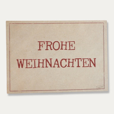 Frohe Weihnachten – Tikiono – Postkarte